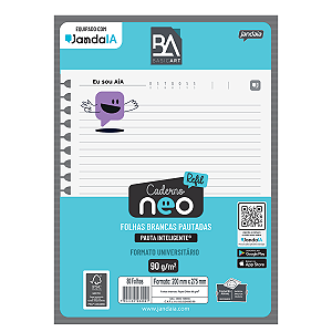 Refil Caderno Intelignete Universitário 80fls Jandaia