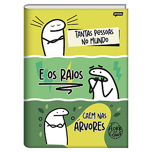 Caderno Brochurão Cd The Flork 80fls Jandaia