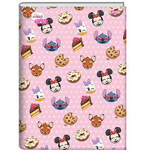 Caderno Brochurão Cd 80fls Emoji Disney jandaia