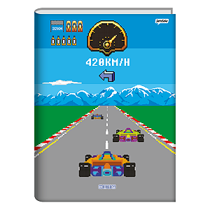 Caderno Brochurão Capa dura BITS 80 folhas Jandaia