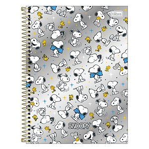 Caderno Espiral Capa dura 01Mat/80fls Snoopy Tilibra