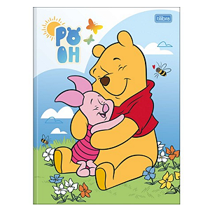 Caderno Brochurão Cd 80 folhas Pooh Tilibra