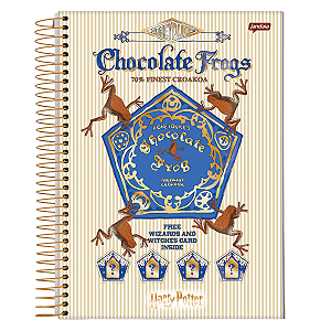 Caderno Espiral Cd 1/4 Pequeno Harry Potter 96 folhas Jandaia
