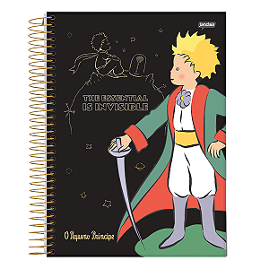 Caderno Espiral Capa dura Colegial Pequeno Príncipe 80fls Jandaia