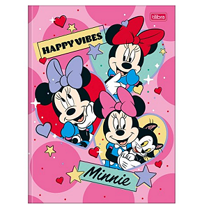 Caderno Brochurão Cd Minnie Mouse 80 folhas Tilibra