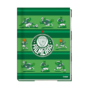 Caderno Brochurão Capa dura 80 folhas Palmeiras Credeal