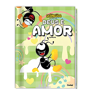 Caderno Brochurão Cd smilinguido 80 folhas Credeal