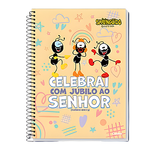 Caderno Espiral Capa dura 10Mat/160fls Smilinguido Credeal