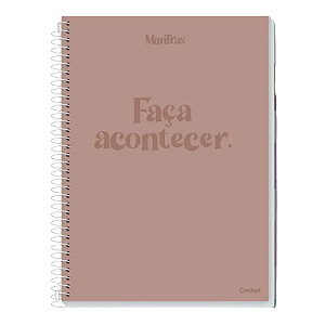 Caderno Espiral Cd Mantras 10Mat/160fls Credeal