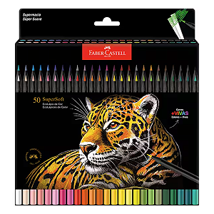 Lápis de cor Super Soft 50 Unidades Faber Castell