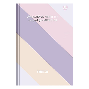 Caderno Brochurão Capa dura 80 folhas Cristales Animativa