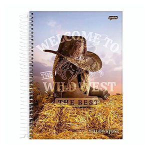 Caderno Espiral Cd 10Mat/160fls Rodeio Jandaia