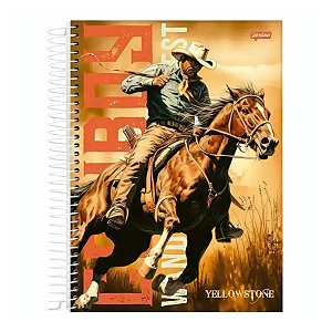 Caderno Espiral Cd 10 Matérias/ 160 folhas Rodeio Jandaia