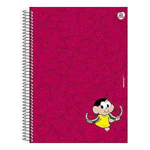 Caderno Espiral Cd 01Mat/80fls Turma da Mônica Animativa