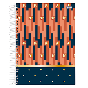 Caderno Espiral Capa dura Mickey Arts Office 10Mat/160fls Jandaia