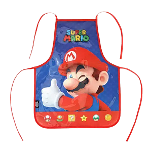Avental Infantil Super Mario Maxlog