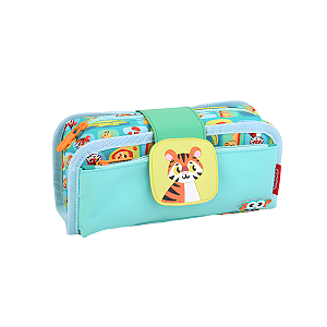 Estojo Infantil 3 Divisórias Zoop Seanite