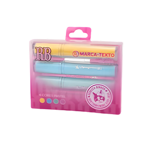 Marca texto Rebecca bonbon com glitter RB1406 Skypaper