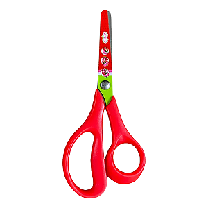 Tesoura Escolar Infantil Moranguinho 13.5cm Skypaper