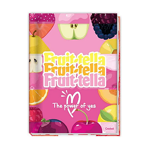 Caderno Brochurão Cd 80 folhas Fruit-Tella Credeal