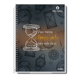 Caderno Espiral Cd Pão Diário 10Mat/160fls Credeal