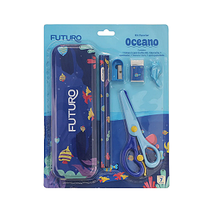 Kit Escolar Oceano Futuro