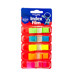 Marcador de Página Index Film C/5 Cores Futuro