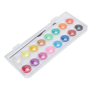 Aquarela Com 16 Cores C/Pince Futuro