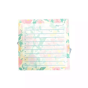 Bloco de Anotação Floral 1000fls 70X70MM Skypaper