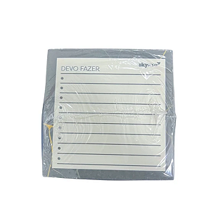 Bloco de Anotação Black Gold 1000fls 70X70MM Skypaper