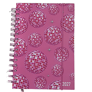 Agenda 2027 Rosa 15X21Cm 336FLS Amigold