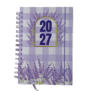 Agenda Lilás 14.5X21Cm 336 FLS 2027 Amigold