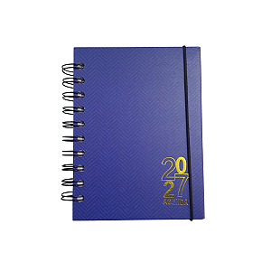 Agenda Espiral Capa dura 1/4 AG27049 168 Folhas Interponte