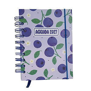 Agenda Pequena Capa Dura 2027 Frutas 168 folhas Interponte