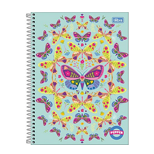 Caderno Espiral Cd Pequeno 1/4 Pepper Fem 80fls Tilibra