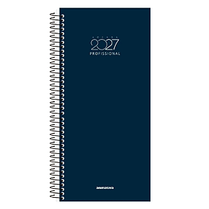 Agenda Espiral Capa dura Profissional 2027 204 folhas Animativa