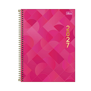Agenda Espiral Cd Universitário Spot Feminina 2027 200fls Tilibra