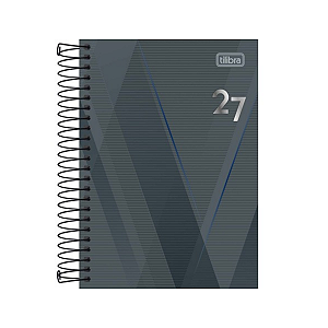 Agenda Espiral Capa dura 1/4 Spot Masculino 2027 200fls Tilibra