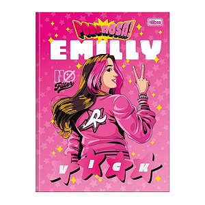 Caderno Brochurão Cd Emily Vick 80 Folhas Tilibra