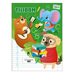 Caderno Brochurão Capa dura Tilbom 80 folhas Tilibra