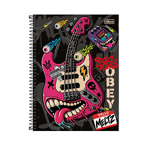 Caderno Espiral Universitário CD Meltz 01MAT/80FLS Tilibra