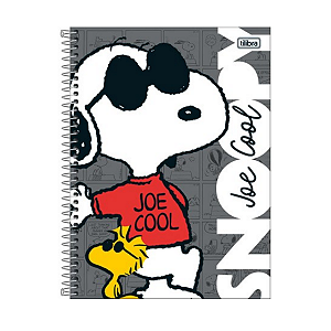 Caderno Espiral Capa dura Universitário Snoopy 01MAT/80fls Tilibra