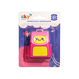 Borracha e Apontador Mochila Skypaper
