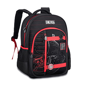Mochila de Costas One Piece Vermelha Clio Style