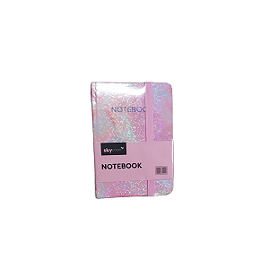 Mini Caderno Permanente A7 Capa dura Notebook 80FLS Skypaper