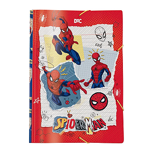 Pasta Elástico A4 Homem Aranha DAC