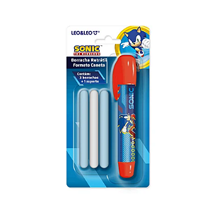 Caneta Borracha Sonic LEOLEO