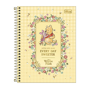 Caderno Espiral Universitário 10MAT/160FLS POOH Tilibra