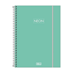 Caderno Universitário Espiral NEON FEM 10mat/160fls Tilibra