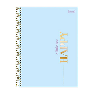 Caderno Espiral CD Universitário Happy 10MAT/160FLS Tilibra